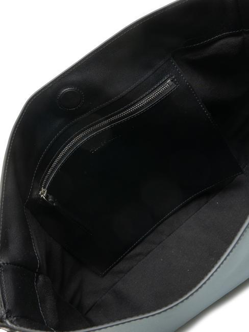 OBELIA Sac bandoulière en cuir recyclé NOIR - Sacs pour Femme