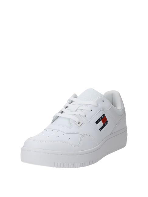 TOMMY JEANS Retro Basket  blanc - Chaussures Homme