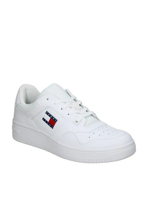 TOMMY JEANS Retro Basket  blanc - Chaussures Homme