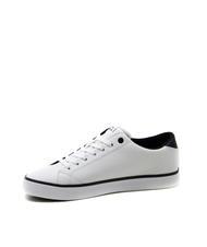 TOMMY HILFIGER HIGH VULCANIC CORE Baskets en cuir recycl&eacute; blanc - Chaussures Homme - 3