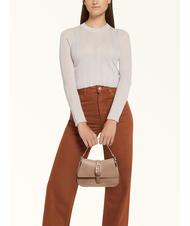 FURLA FLOW Mini sac à main grège - Sacs pour Femme - 6