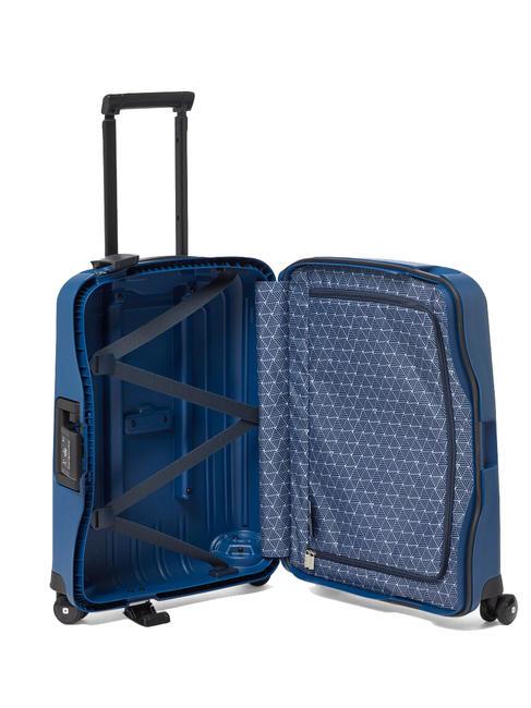 S'CURE Chariot &agrave; bagages &agrave; main bleu fonc&eacute; noir - Valises cabine