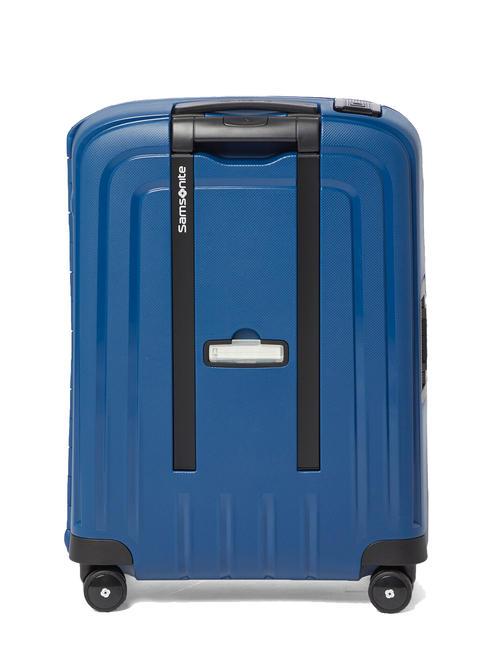 S'CURE Chariot &agrave; bagages &agrave; main bleu fonc&eacute; noir - Valises cabine