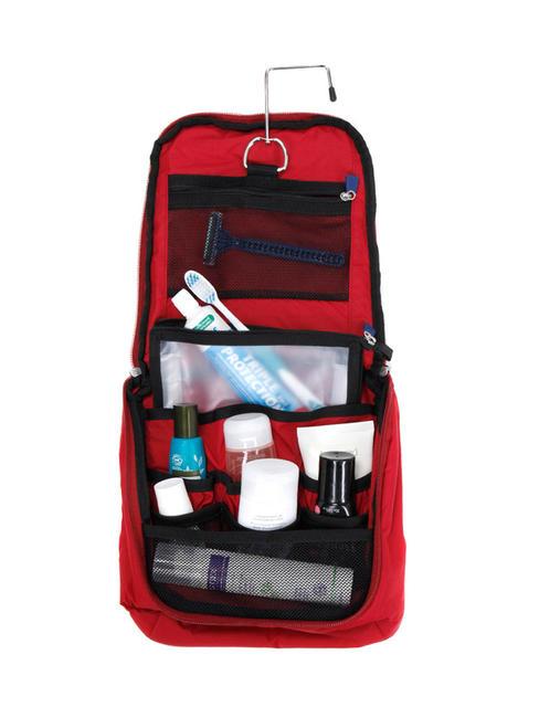 GLOBAL TA Trousse de toilette avec crochet ROUGE - Accessoires Voyage
