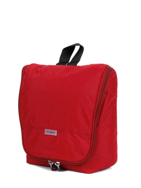GLOBAL TA Trousse de toilette avec crochet ROUGE - Accessoires Voyage