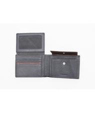 PIQUADRO Portefeuille Ligne X1 ; en cuir bleu / brun - Portefeuilles Homme - 3