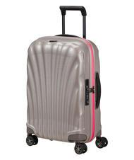 SAMSONITE C-LITE Chariot &agrave; bagages &agrave; main extensible perle/fuchsia - Valises cabine - 3