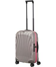 SAMSONITE C-LITE Chariot &agrave; bagages &agrave; main extensible perle/fuchsia - Valises cabine - 4