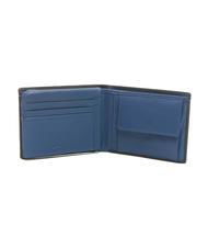 SPALDING COLOR WALLET Portefeuille en cuir, avec porte-monnaie noir/marine - Portefeuilles Homme - 3