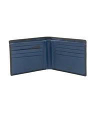 SPALDING COLOR WALLET Porte-feuille en cuire noir/marine - Portefeuilles Homme - 2