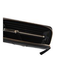 TRUSSARDI YUMA Grand portefeuille zipp&eacute; autour NOIR - Portefeuilles Femme - 2