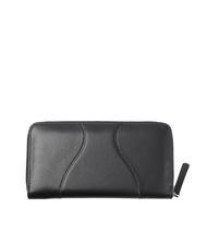 TRUSSARDI YUMA Grand portefeuille zipp&eacute; autour NOIR - Portefeuilles Femme - 3