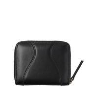 TRUSSARDI YUMA Petit portefeuille en cuir zipp&eacute; NOIR - Portefeuilles Femme - 3