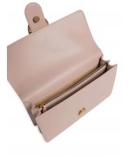 PINKO CLASSIC LOVE BAG Un sac tout simplement poudre-or antique - Sacs pour Femme - 4