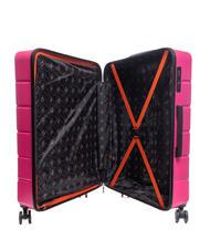 LESAC TOURING Chariot &agrave; bagages &agrave; main rose - Valises Rigides - 2