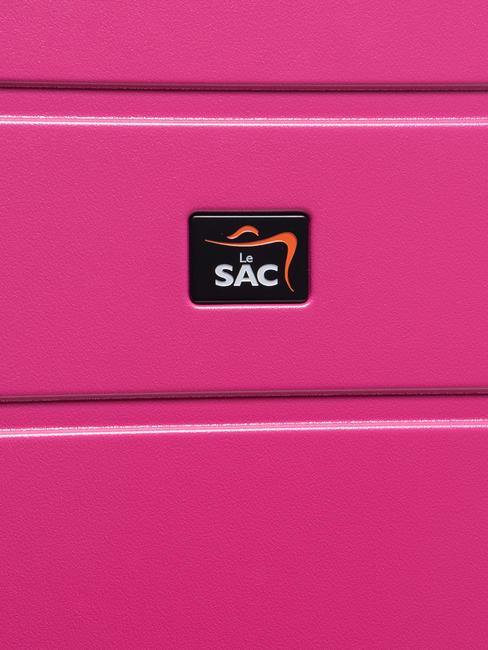 TOURING Chariot &agrave; bagages &agrave; main rose - Valises Rigides