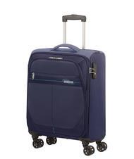 AMERICAN TOURISTER DEEP DIVE Lot de 3 chariots : cabine, moyen et grand extensible bleu marin - Ensemble Valises - 3