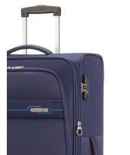AMERICAN TOURISTER DEEP DIVE Lot de 3 chariots : cabine, moyen et grand extensible bleu marin - Ensemble Valises - 6