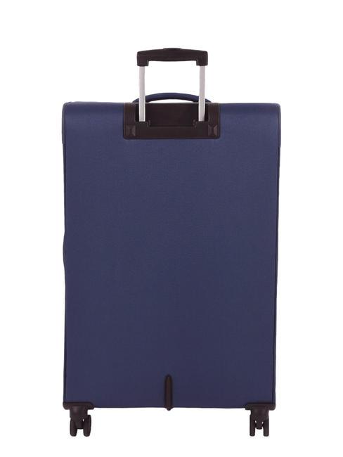 DEEP DIVE Lot de 3 chariots : cabine, moyen et grand extensible bleu marin - Ensemble Valises