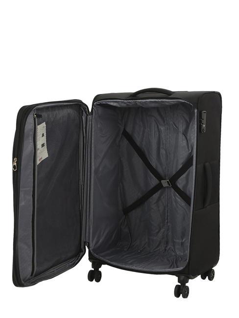 DEEP DIVE Lot de 3 chariots : cabine, moyen et grand extensible gris-noir - Ensemble Valises