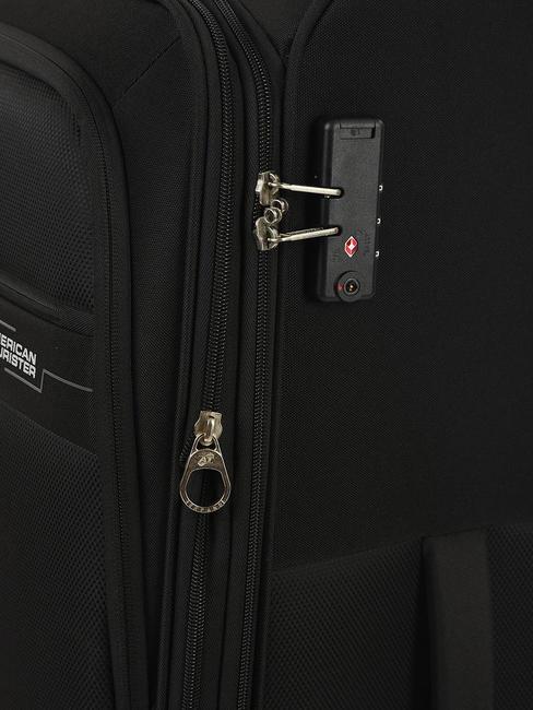 DEEP DIVE Lot de 3 chariots : cabine, moyen et grand extensible gris-noir - Ensemble Valises