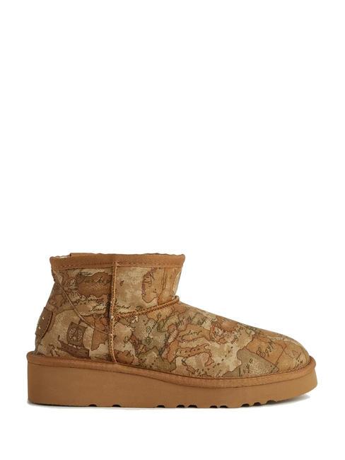 GEO CLASSIC Bottines matelassées NATUREL - Chaussures Femme