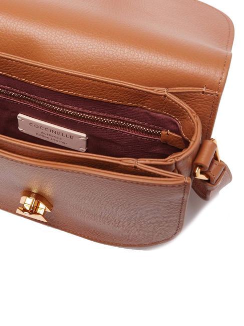 DEW Sac bandouli&egrave;re en cuir martel&eacute; CUIR - Sacs pour Femme