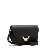 COCCINELLE DEW Sac bandouli&egrave;re en cuir martel&eacute; Noir - Sacs pour Femme - 2