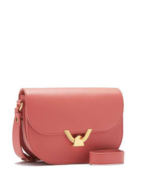 DEW Sac bandouli&egrave;re en cuir martel&eacute; pot - Sacs pour Femme