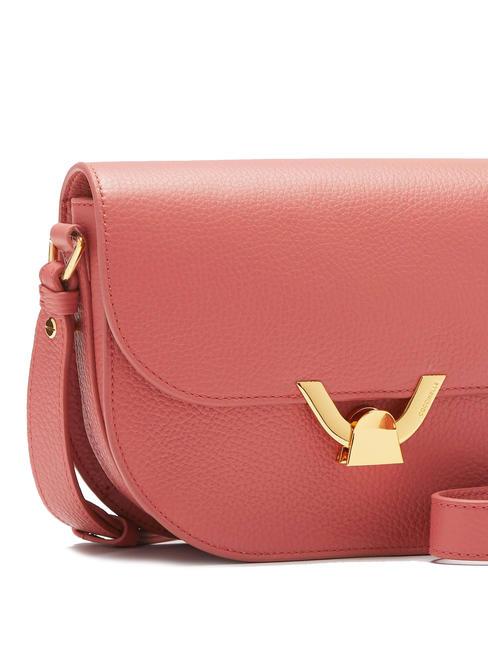 DEW Sac bandouli&egrave;re en cuir martel&eacute; pot - Sacs pour Femme