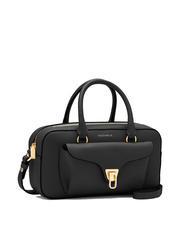 COCCINELLE BEAT SOFT Sac &agrave; main en cuir avec bandouli&egrave;re Noir - Sacs pour Femme - 2