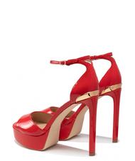 GUESS CAMPIONARIO - ALDEN2 D&Eacute;COLLET&Eacute; ROUGE - Chaussures Femme - 5