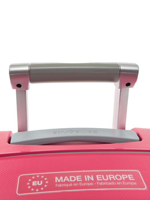 S'CURE Chariot &agrave; bagages &agrave; main rose - Valises cabine