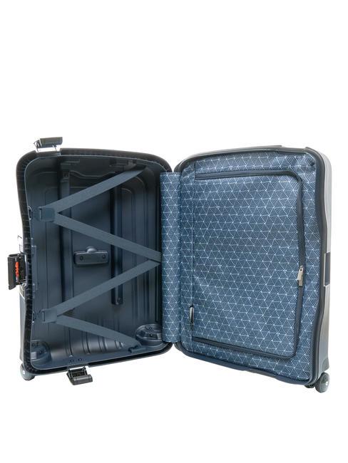 S'CURE Chariot &agrave; bagages &agrave; main chambray bleu/noir - Valises cabine