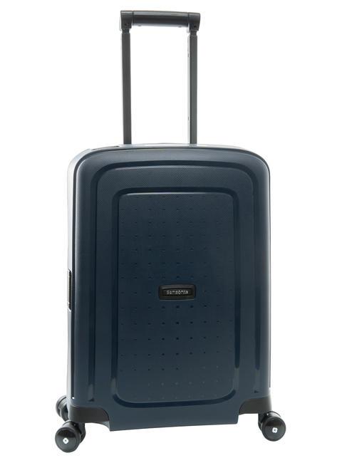 S'CURE Chariot &agrave; bagages &agrave; main chambray bleu/noir - Valises cabine