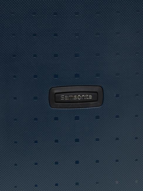 S'CURE Chariot &agrave; bagages &agrave; main chambray bleu/noir - Valises cabine