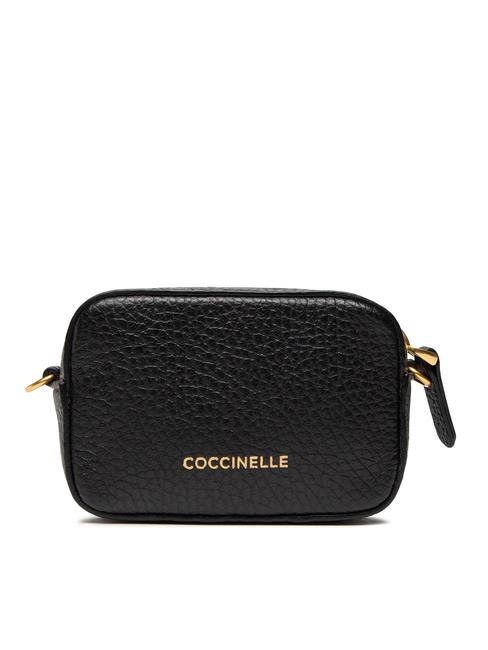 BEAT SOFT Pochette / porte-monnaie en cuir Noir - Portefeuilles Femme