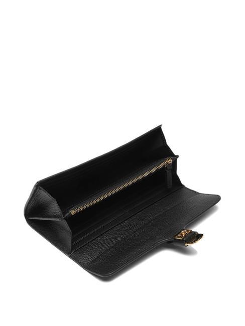 NEOFIRENZE SOFT  Portefeuille continental en cuir Noir - Portefeuilles Femme