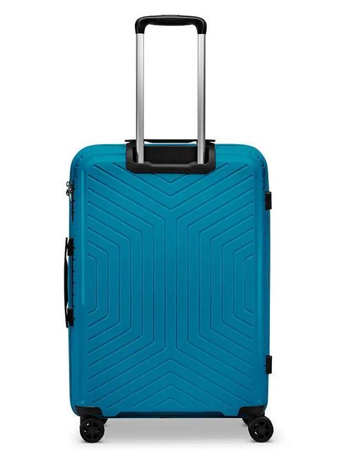 HEXA Lot de 3 chariots : cabine + moyen + grand rivi&egrave;re bleue - Ensemble Valises