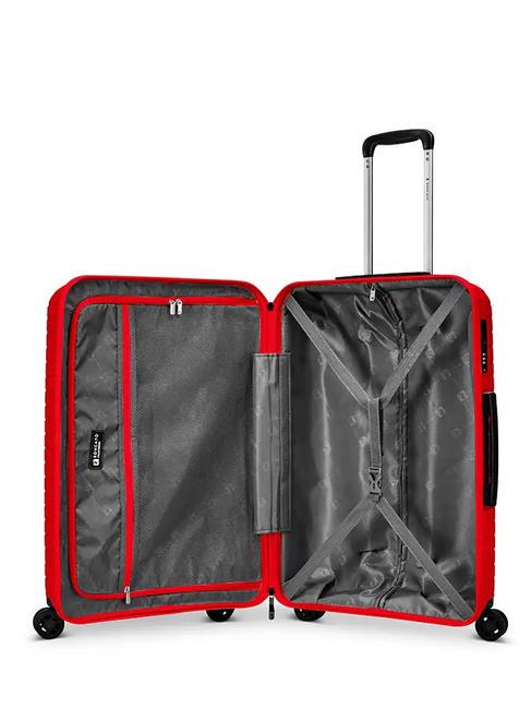 HEXA Chariot de taille moyenne rouge - Valises Rigides