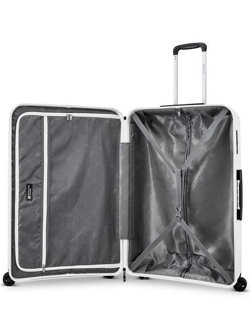 HEXA Lot de 3 chariots : cabine + moyen + grand blanche - Ensemble Valises