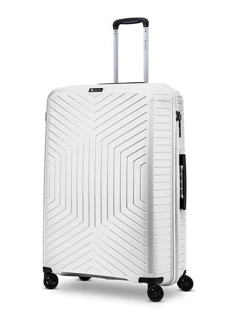HEXA Lot de 3 chariots : cabine + moyen + grand blanche - Ensemble Valises