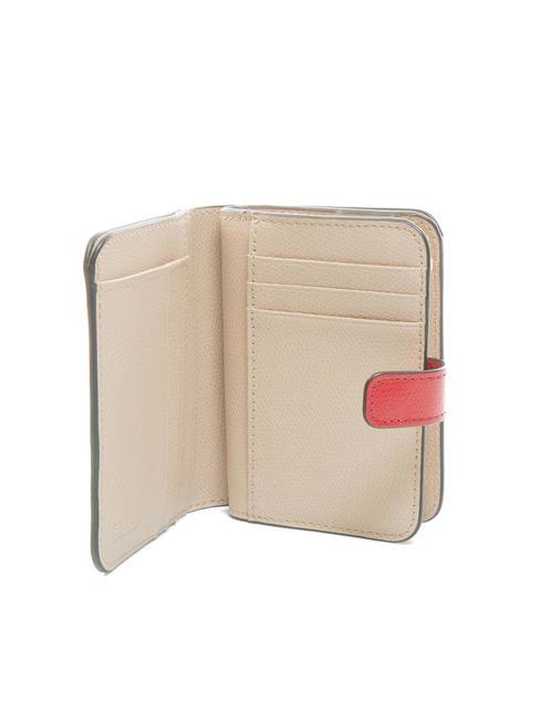 CAMELIA COMPACT Petit portefeuille en cuir Rouge v&eacute;nitien + ballerine i in - Portefeuilles Femme