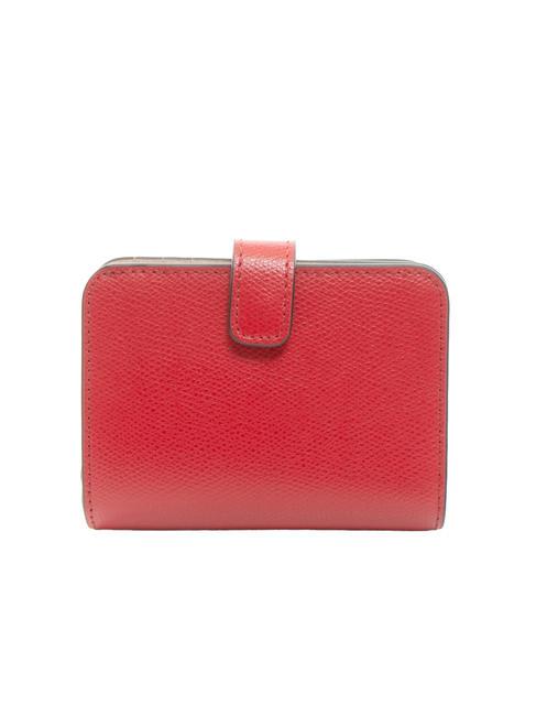CAMELIA COMPACT Petit portefeuille en cuir Rouge v&eacute;nitien + ballerine i in - Portefeuilles Femme