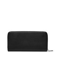 CALVIN KLEIN LETTERING LOGO   logo noir/m&eacute;tallique - Portefeuilles Femme - 3