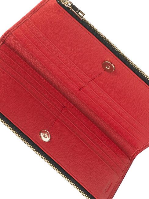 HERITAGE CLASSIC  Portefeuille double zip HERITAGE CLASSIC laque noire - Portefeuilles Femme