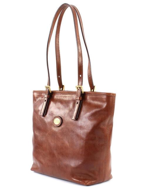 STORY  Cabas en cuir MARRON - Sacs pour Femme