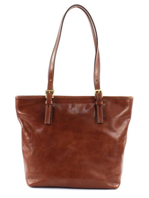 STORY  Cabas en cuir MARRON - Sacs pour Femme