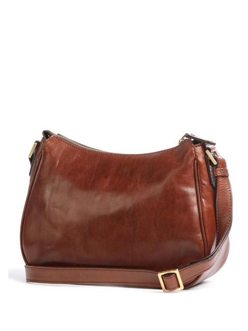 STORY Sac bandoulière, en cuir MARRON - Sacs pour Femme