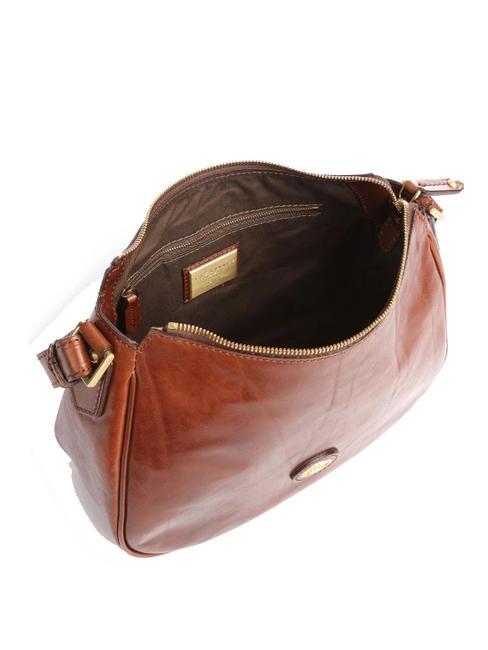 STORY Sac bandoulière, en cuir MARRON - Sacs pour Femme
